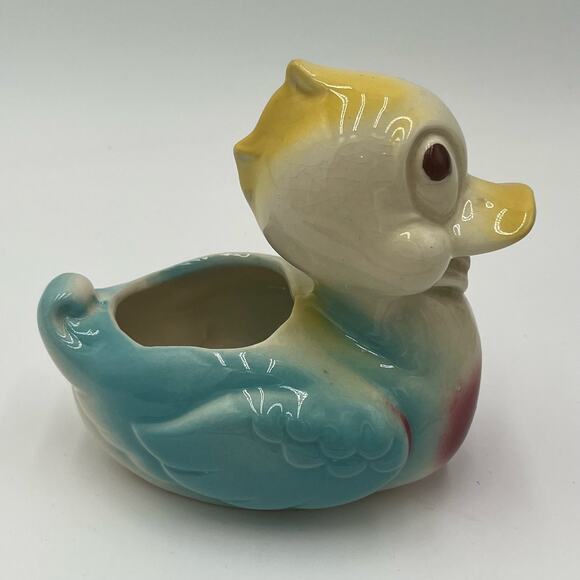Vintage Duck Planter Succulent Planter Nursery Planter - Picture 2 of 9